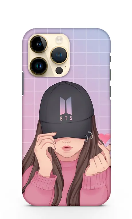 BTS girl Apple Iphone 13 pro Max Mobile Cover