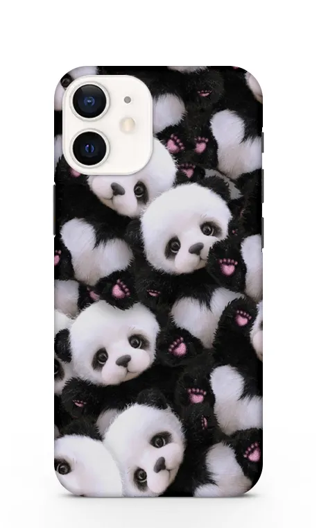 Cute pandas Apple Iphone 12 mini Mobile Cover