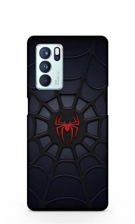 Abstract black spider Oppo Reno 6 Pro (5G) Back Cover