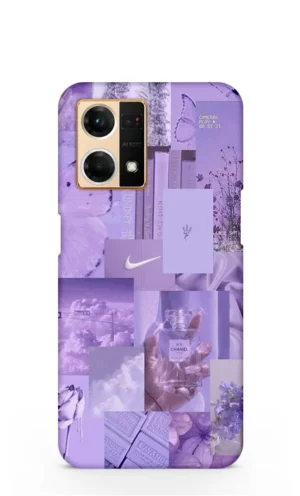 Aesthetic light purple Oppo F21 Pro (4G) Back Cover