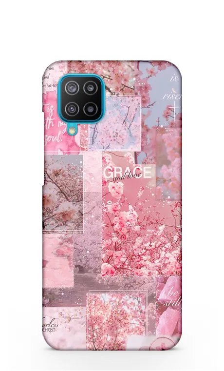 Aesthetic pink Samsung Galaxy M12 Mobile Cover