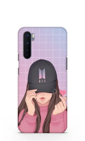 BTS girl OnePlus Nord Mobile Cover