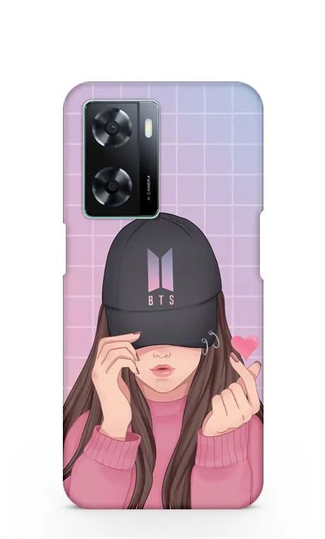 BTS girl Oppo A77s Back Cover