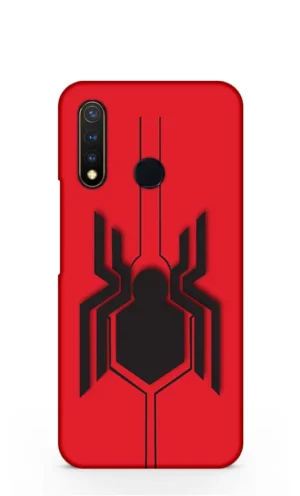 Black spider Vivo U20 Mobile Cover