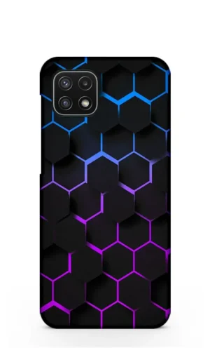 Gradient honey comb pattern Samsung Galaxy A22 (5G) Mobile Cover