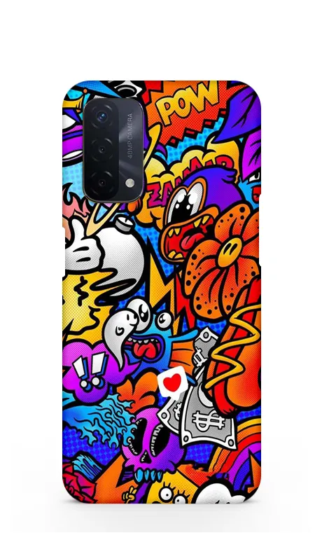 Grafetti bomb Oppo A74 (5G) Back Cover