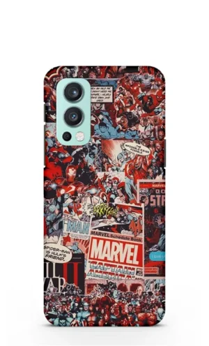 Marvel doodle Oneplus Nord 2 (5G) Mobile cover
