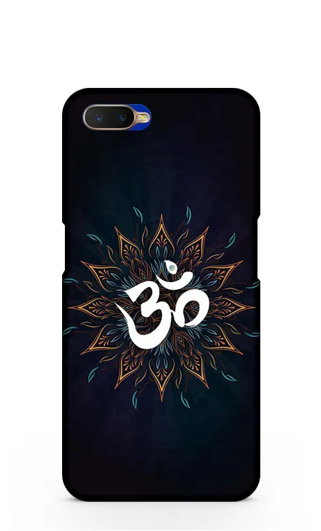 Om black & white Oppo K1 Back Cover