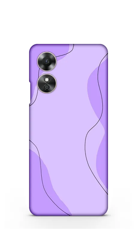 Purple aesthetic Oppo A17 Mobile Cover