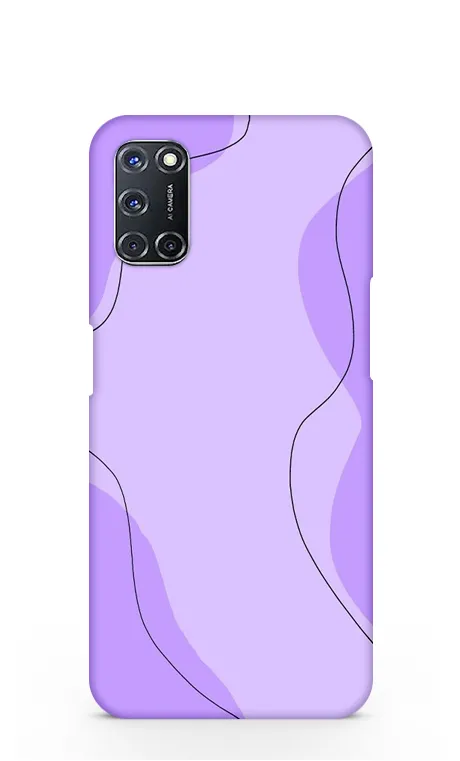 Purple Aesthetic Oppo A72 Back Cover