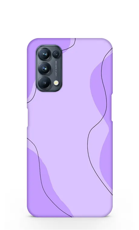 Purple aesthetic Oppo Reno 5 Pro (5G) Back Cover