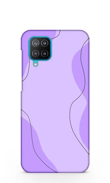 Purple Aesthetic Samsung Galaxy A12 Mobile Cover