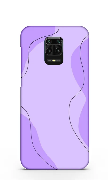 Purple aesthetic Xiaomi Redmi Note 9 Pro Max Mobile Cover