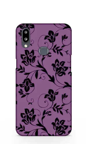 Purple flower Samsung Galaxy A10 s Mobile Cover
