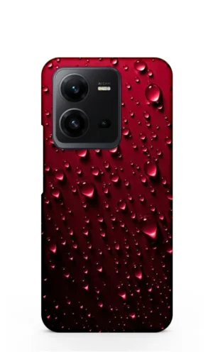 Red water drop Vivo V25 (5G) Mobile Cover