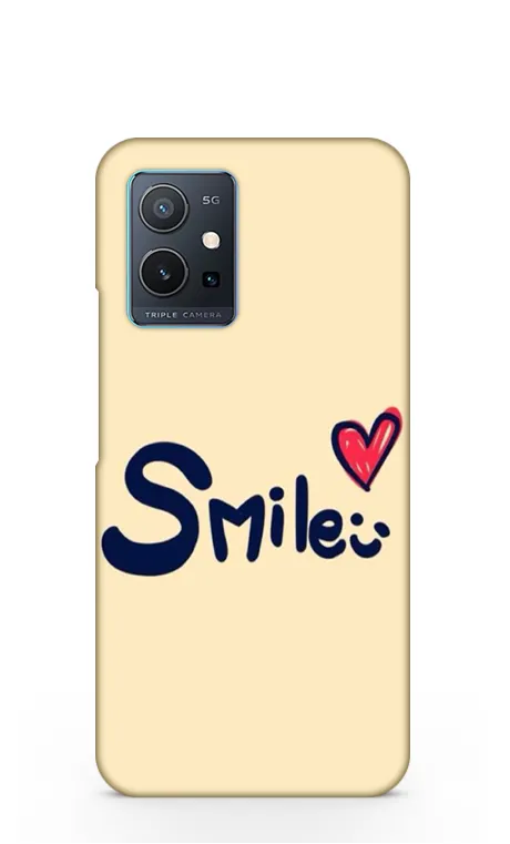 Smile Heart Vivo Y75 5g Mobile Cover 2612