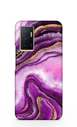 Violet purple resin art Vivo V23E (5G) Mobile Cover
