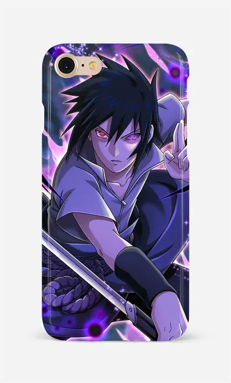 Sasuke Sharingan Printed Snap Mobile Case