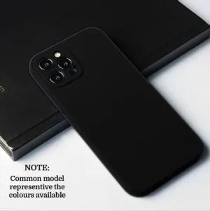 Soft Silicone Rubber case - Black