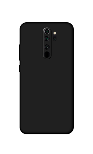 Redmi Mi note 8 pro Soft Rubber case - Black