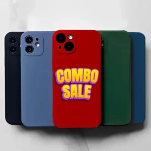Combo Pack of 5 Soft Silicone Rubber Covers